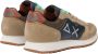 Sun68 Jaki Bicolor Heren Sneakers Schoenen Beige Z44114 - Thumbnail 17