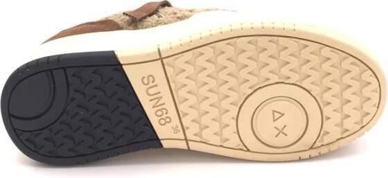 Sun68 Beige Teddy Sneakers Damesliefde