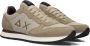 Sun68 Heren Lage Sneakers Solide Stijl Beige Heren - Thumbnail 6