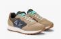 Sun68 Jaki Bicolor Heren Sneakers Schoenen Beige Z44114 - Thumbnail 4