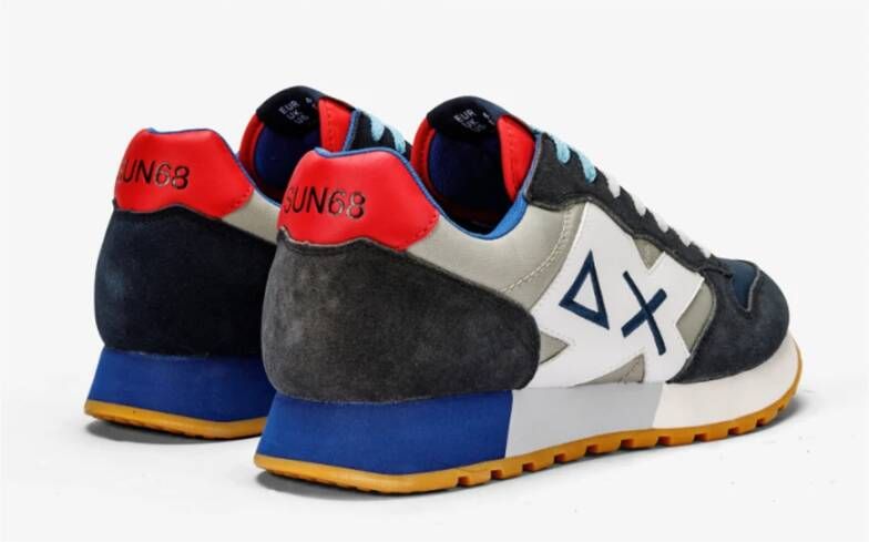 Sun68 Blauwe Sneakers Multicolor Heren