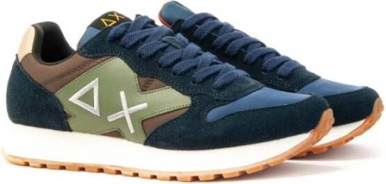 Sun68 Bicolor Technische Stof Sneakers Multicolor Heren