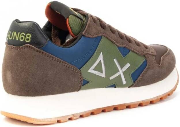 Sun68 Bicolor technische stof sneakers Multicolor Heren