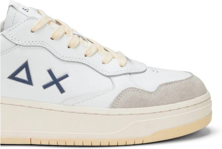 Sun68 Big Basket leren sneaker
