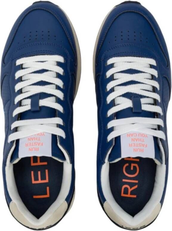 Sun68 Blauwe Lage Sneakers