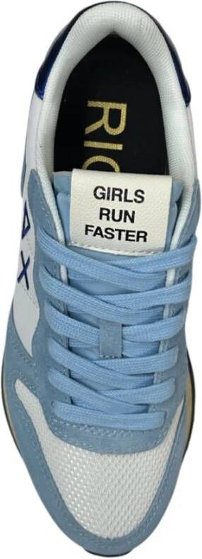 Sun68 Blauwe Lage Sneakers