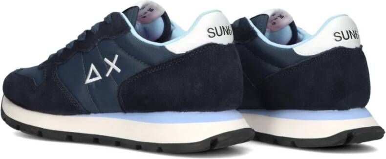 Sun68 Blauwe Nylon Sneakers voor Dames