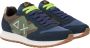 Sun68 Blauwe Sneakers Bicolor Leer Textiel Blue Heren - Thumbnail 13
