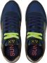 Sun68 Blauwe Sneakers Bicolor Leer Textiel Blue Heren - Thumbnail 15