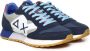 Sun68 Blauwe Sneakers met Suède en Stoffen Bovenwerk Blue Heren - Thumbnail 21