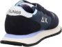 Sun 68 Dames Sneaker Ally Solid Nylon Navy Blue BLAUW - Thumbnail 4