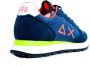 Sun68 Sun 68 Tom Fluo heren sneaker Donkerblauw - Thumbnail 12