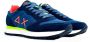 Sun68 Heren Tom Fluo Navy Blue Sneakers Blue Heren - Thumbnail 44