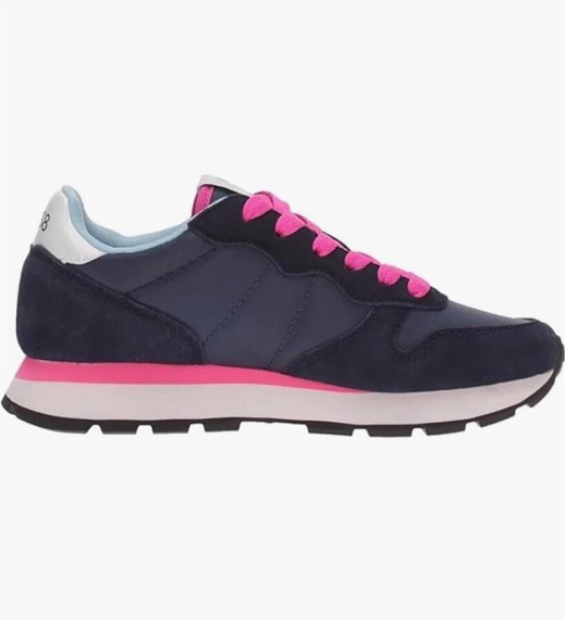 Sun68 Blauwe Sneakers voor Dames Casual Stijl Blue Dames