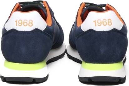 Sun68 Blauwe Sneakers voor Heren Blue Heren