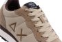 Sun68 Heren Lage Sneakers Solide Stijl Beige Heren - Thumbnail 10