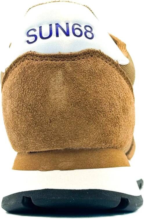 Sun68 Platte Schoenen Ally Solid Nylon Volpe Brown Dames - Foto 7