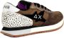 Sun68 Bruine Casual Sneakers voor Mannen Multicolor Dames - Thumbnail 3