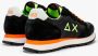 Sun68 Bruine Sneakers Leer Textiel Polyurethaan Regular Fit Multicolor Heren - Thumbnail 5