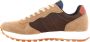 Sun68 Jaki Bicolor Heren Sneakers Schoenen Beige Z44114 - Thumbnail 7
