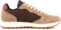 Sun68 Jaki Bicolor Heren Sneakers Schoenen Beige Z44114 - Thumbnail 8