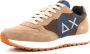 Sun68 Jaki Bicolor Heren Sneakers Schoenen Beige Z44114 - Thumbnail 11