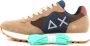 Sun68 Jaki Bicolor Heren Sneakers Schoenen Beige Z44114 - Thumbnail 12