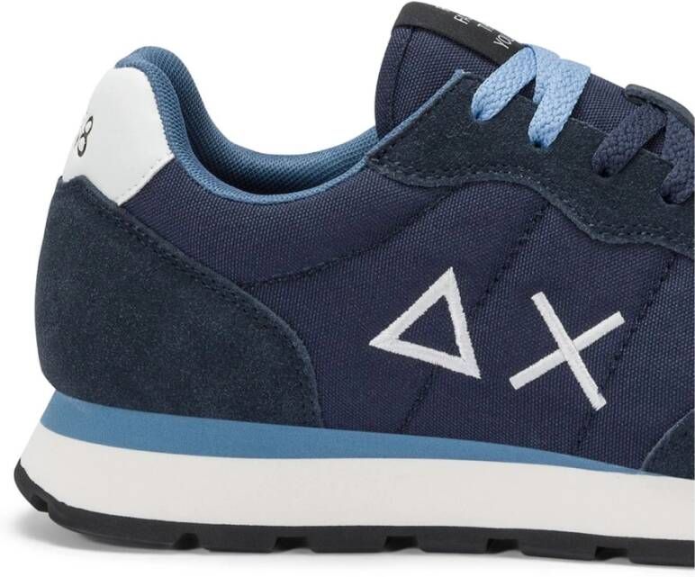 Sun68 Casual Sneaker Tom Solid Blauw Marineblauw Heren