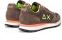 Sun68 Bruine Sneakers Leer Textiel Polyurethaan Regular Fit Multicolor Heren - Thumbnail 6