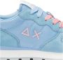 SUN68 Sun 68 Ally Solid Nylon Sneakers Dames Blauw - Thumbnail 3