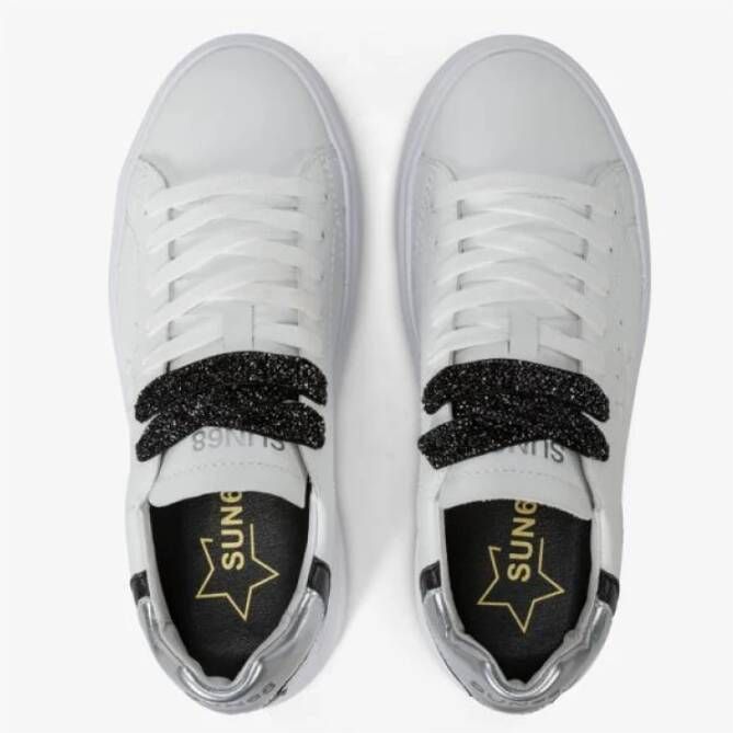 Sun68 Casual Sneakers voor Mannen en Vrouwen White Dames