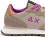 Sun68 Donker Beige Casual Sneaker Ally Solid - Thumbnail 8
