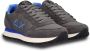 Sun68 Tom Solid Heren Sneakers Schoenen Grijs Z44101 - Thumbnail 14