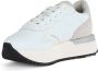 Sun68 Eco Leren Sneakers met Veters White Dames - Thumbnail 2