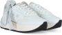 Sun68 Eco Leren Sneakers met Veters White Dames - Thumbnail 4