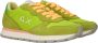 Sun68 Felgroene Ally Solid Nylon Sneakers voor Dames Green Dames - Thumbnail 9