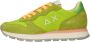 Sun68 Felgroene Ally Solid Nylon Sneakers voor Dames Green Dames - Thumbnail 5