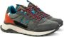 Sun68 Fire and Camping Sneakers in Suède en Stof Multicolor Heren - Thumbnail 2