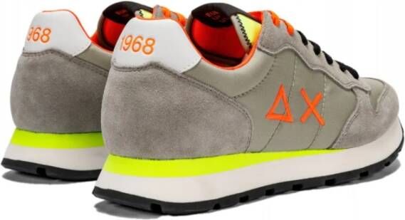Sun68 Fluo Hardloopschoenen TOM Model Grijs Multicolor Heren