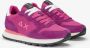 Sun68 Nylon Sneakers met Eco-Leer Inzetstukken Purple Dames - Thumbnail 3