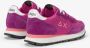 Sun68 Nylon Sneakers met Eco-Leer Inzetstukken Purple Dames - Thumbnail 4
