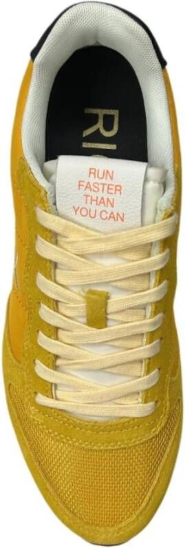 Sun68 Gele lage sneakers