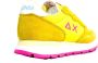 Sun68 Gele Ally Solid Nylon Sneakers Yellow Dames - Thumbnail 9