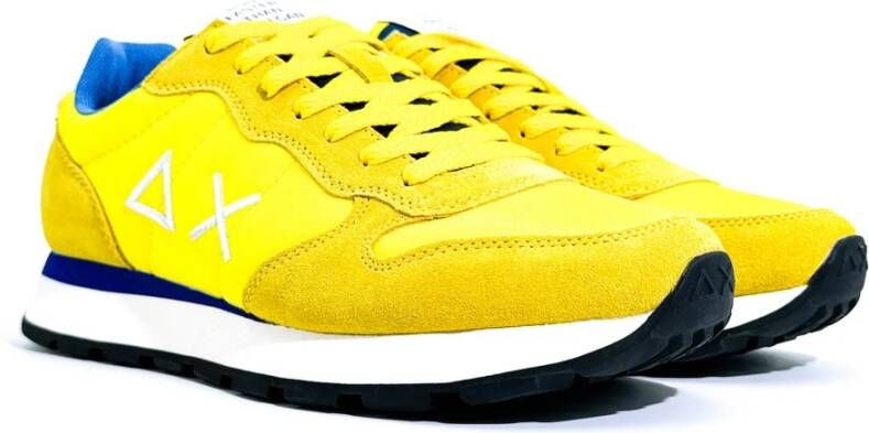Sun68 Gele Sneakers Tom Solid Yellow Heren