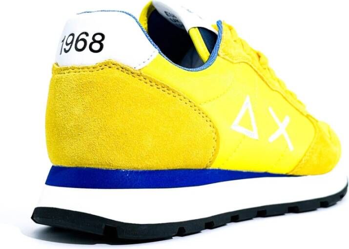 Sun68 Gele Sneakers Tom Solid Yellow Heren