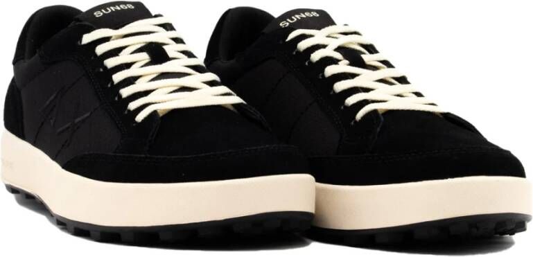 Sun68 Genius Sneakers Herfst Winter 2023 2024 Collectie Zwart Heren
