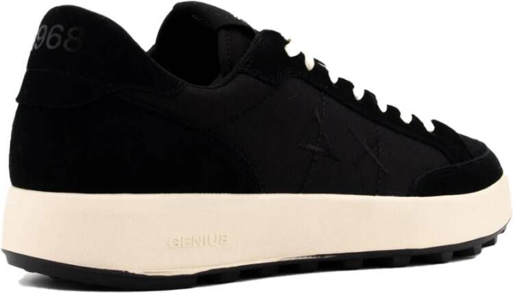 Sun68 Genius Sneakers Herfst Winter 2023 2024 Collectie Zwart Heren