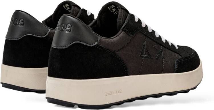 Sun68 Genius Zwarte Sneakers voor Heren Zwart Heren