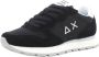 Sun68 Ally Bright Nylon Leren en Stoffen Sneakers Black Dames - Thumbnail 8