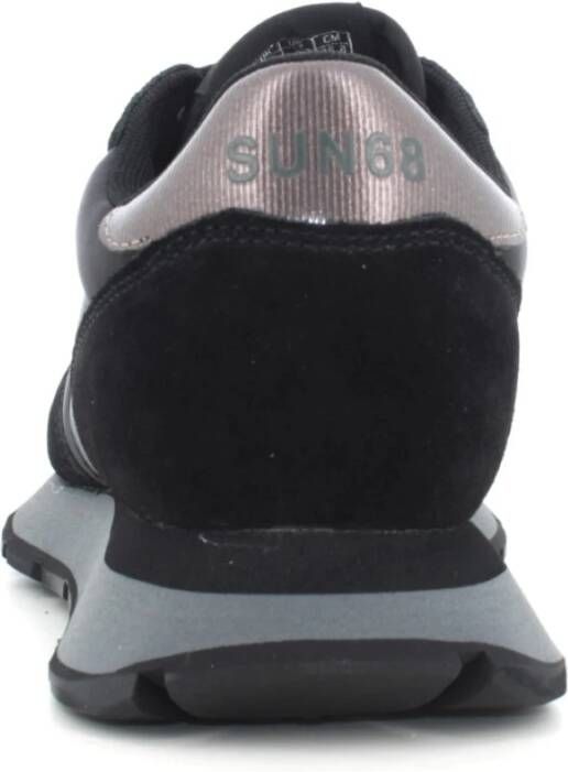 Sun68 Goud Zilver Sneaker Ally Nylon Suède